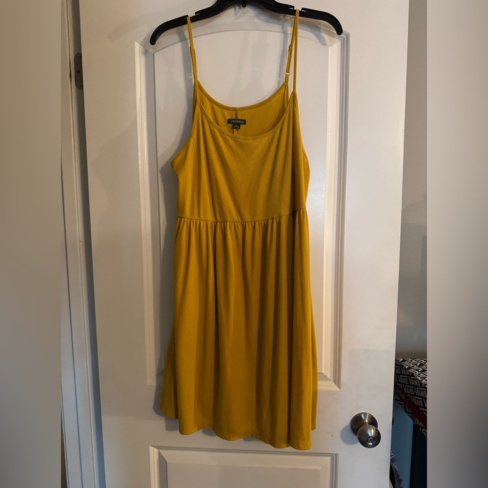 Mustard Wild Fable Dress with pockets
